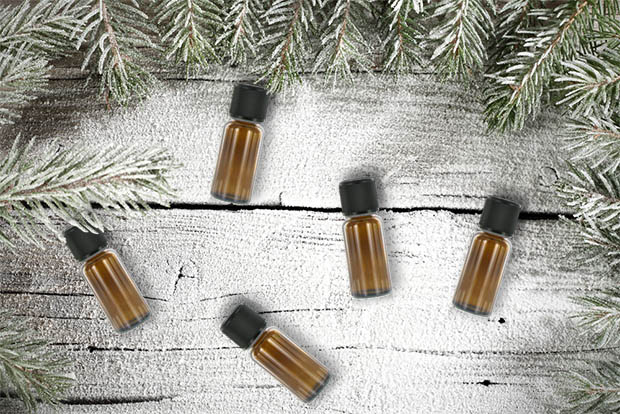 les huiles essentielles de l'hiver