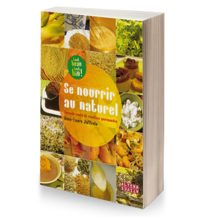 Se nourrir au naturel la couverture du livre d'anne laure jaffrelo