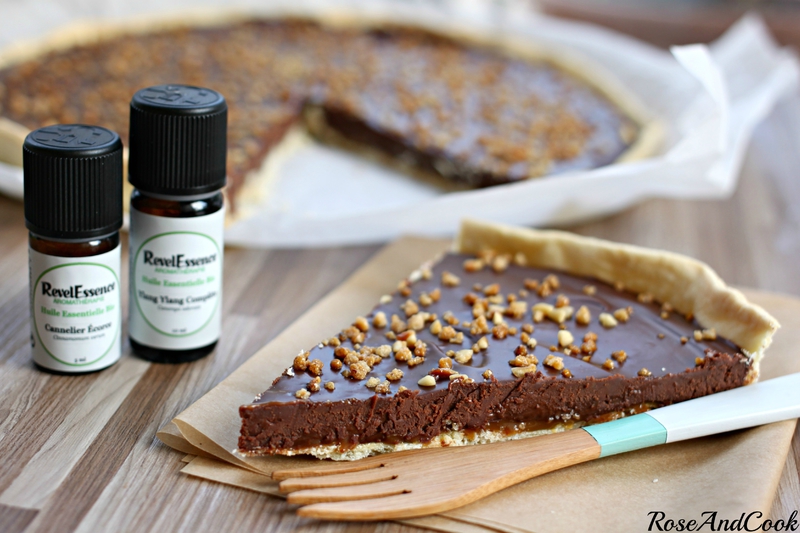 Recette de la tarte chocolat he ylang-ylang